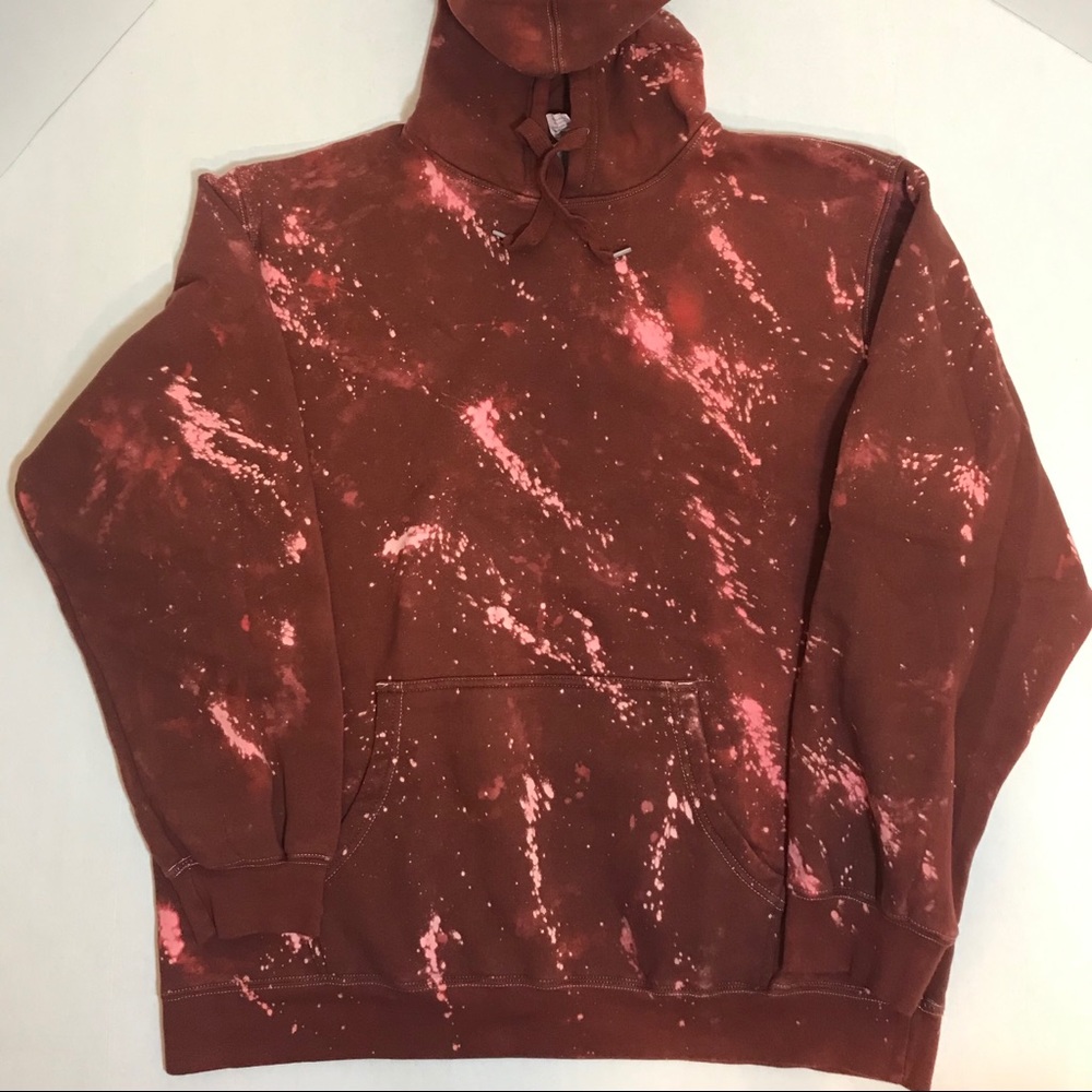 BRAND NEW UO Urban Renewal Bleach Dyed Hoodie XL
